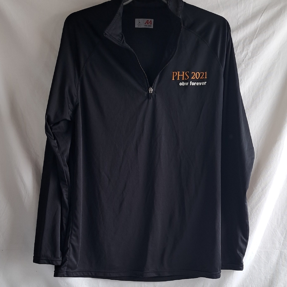 A4 Black Quarter-Zip Women's Jersey